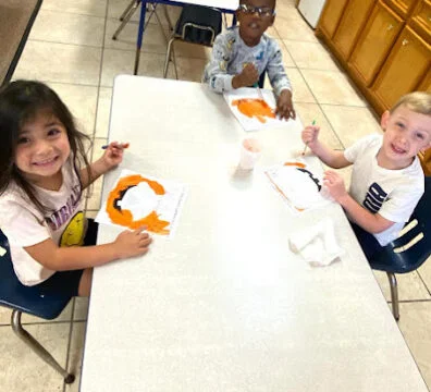 Four years old pumpkin activity highlights from Better Beginnings Daycare 4